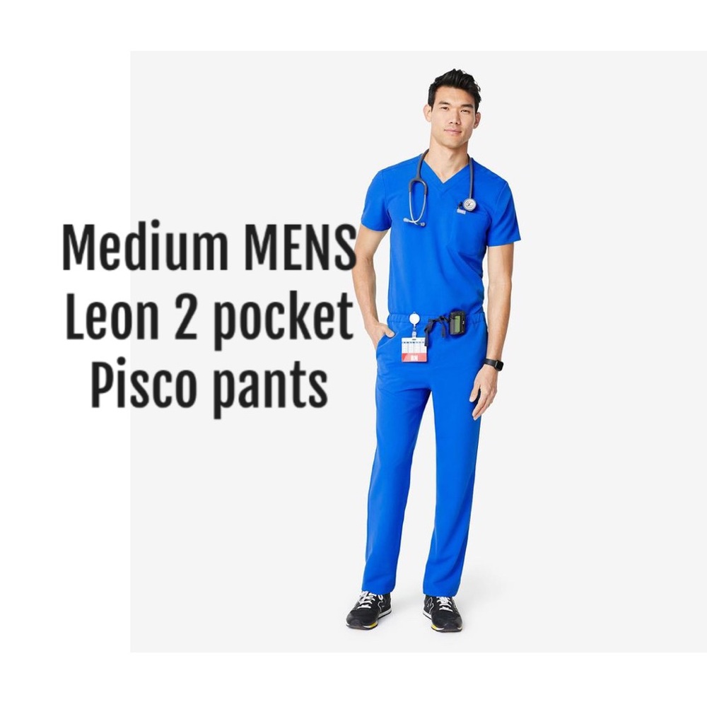 MEDIUM MENS ROYAL BLUE FIGS SET